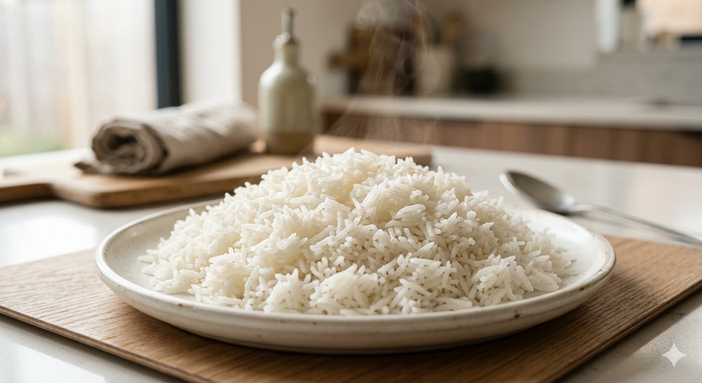 Prato com arroz Bonachão soltinho